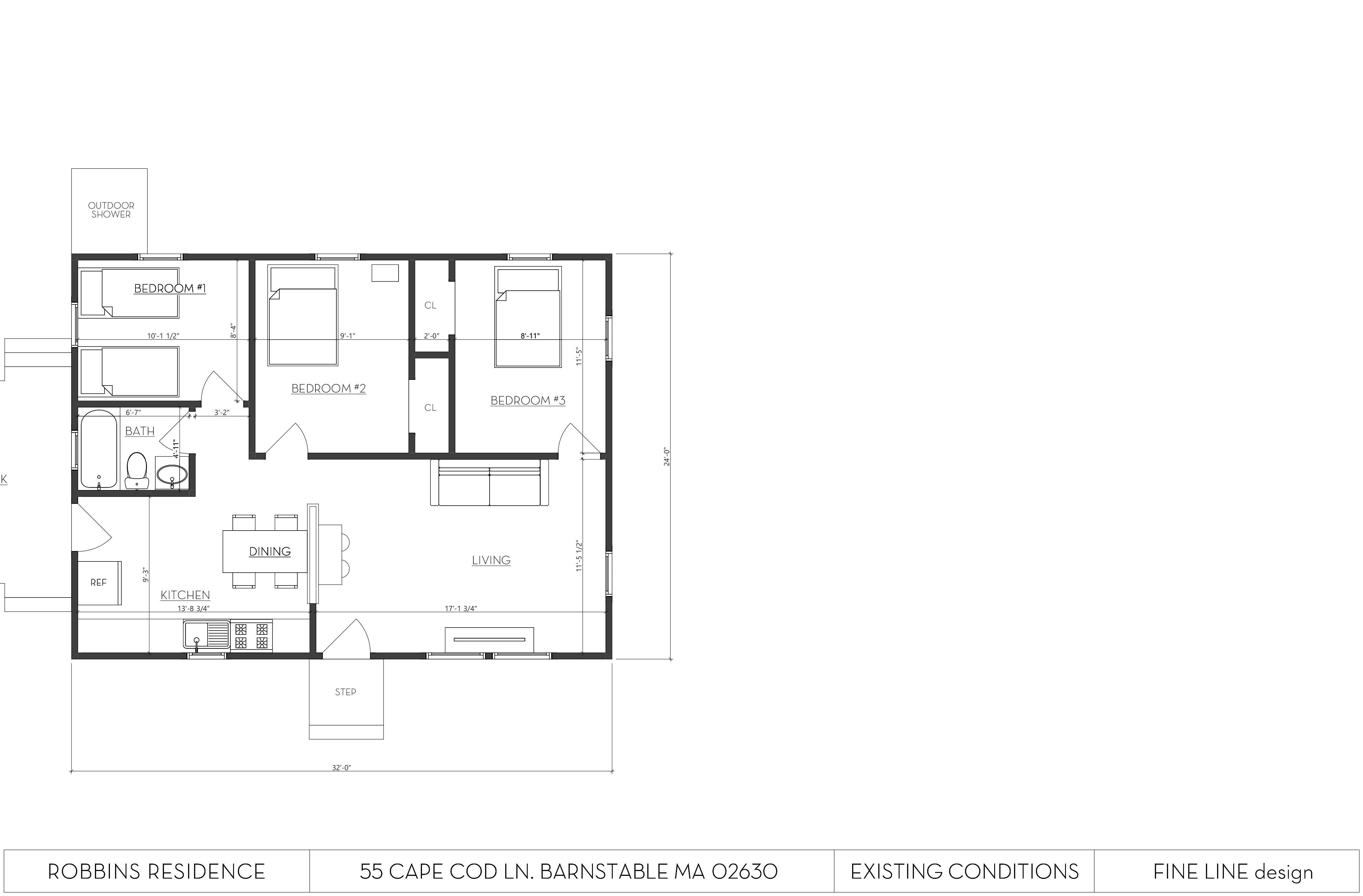 Cape Cod Ln. Addition - Fine Line Design - Cape Cod Architecture